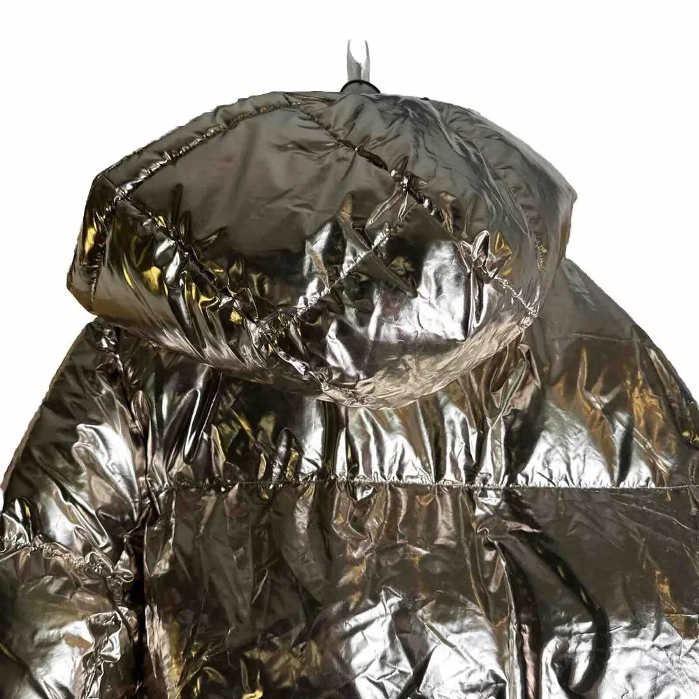 NWT Jordan Craig Toronto Bubble Men's Jacket Metallic Gold 91542M-GOLD